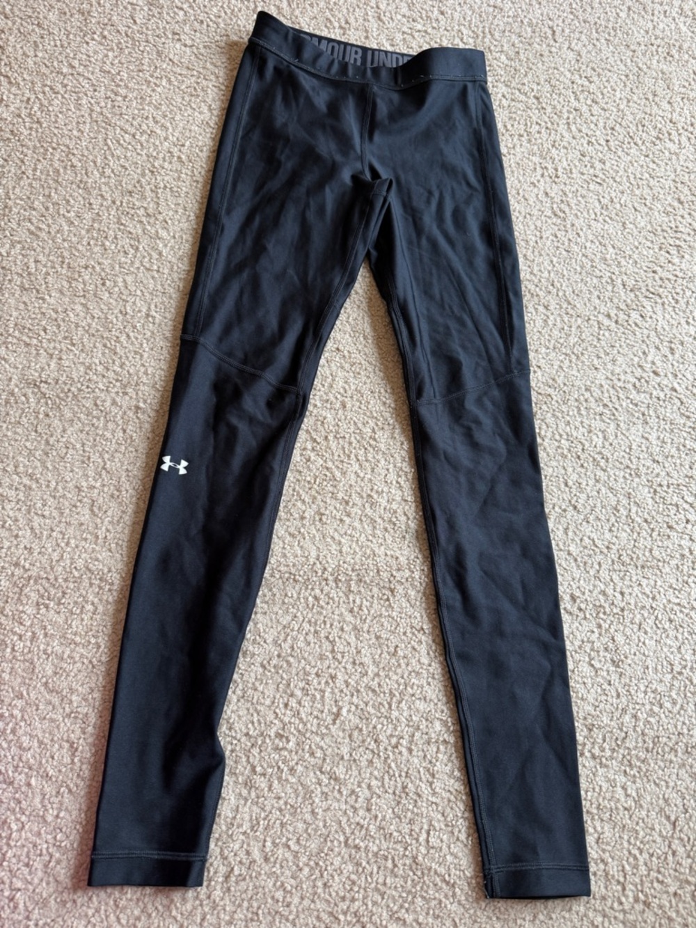 Under Armour Black Women's Performance Leggings with Logo